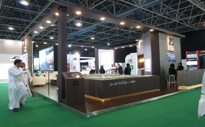 Bahraini Developer Marasi Bahrain was exhibiting its latest project.